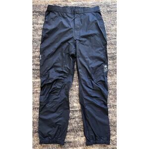 Mountain Hardwear Pants Men Large Black Rain Dry Q Ski Backpack Outdoor